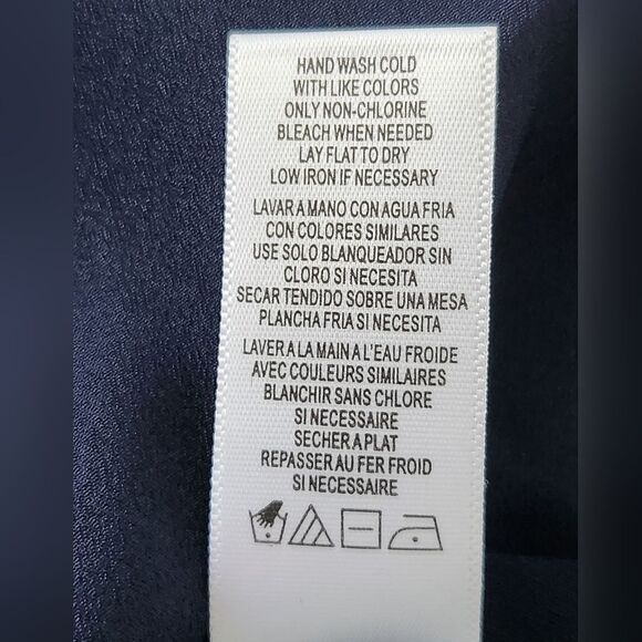 Calvin Klein Navy Blue Tunic Top Size L - Picture 9 of 10